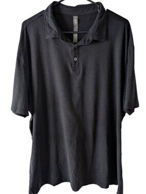 AndersonOrd Men's Black Performance Polo Shirt XXL